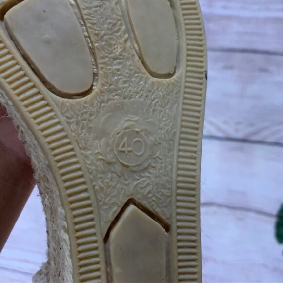 Eric Michael Floral Espadrilles Sandals size 40 - Picture 15 of 15